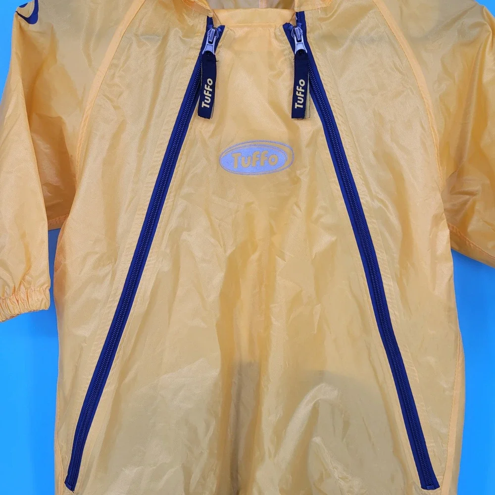 Tuffo Muddy Buddy Rain Suit Kids 18M Waterproof Yellow Hooded One-Piece Coverall